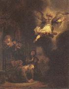 REMBRANDT Harmenszoon van Rijn The Angel Leaving Tobias and His Family